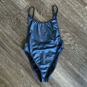 Dippin’ Daisy’s Metallic Blue Swimsuit